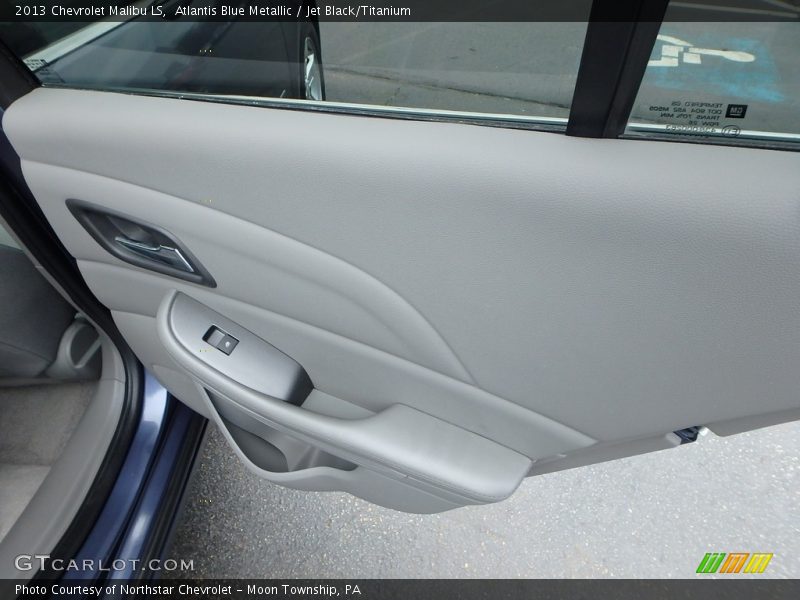 Atlantis Blue Metallic / Jet Black/Titanium 2013 Chevrolet Malibu LS