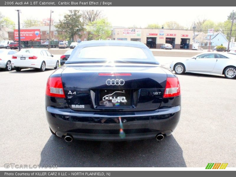 Caribic Blue Pearl Effect / Beige 2006 Audi A4 1.8T Cabriolet