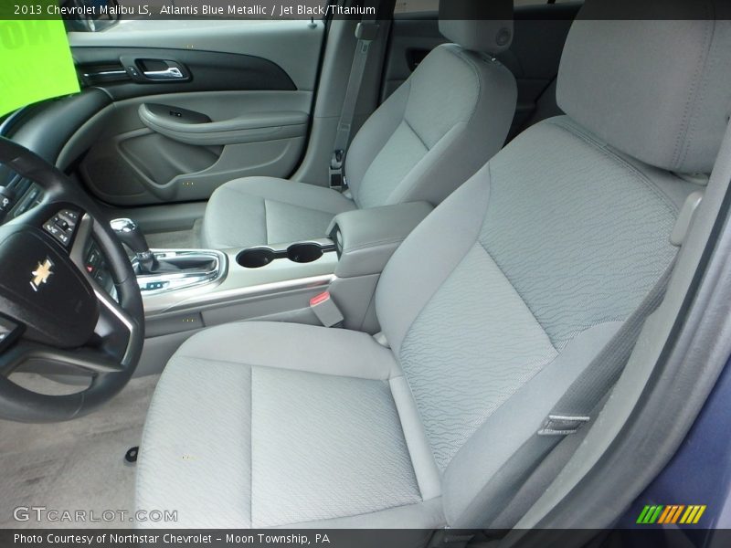 Atlantis Blue Metallic / Jet Black/Titanium 2013 Chevrolet Malibu LS