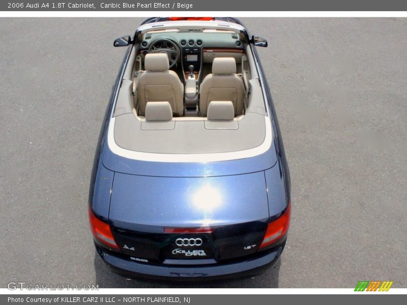 Caribic Blue Pearl Effect / Beige 2006 Audi A4 1.8T Cabriolet