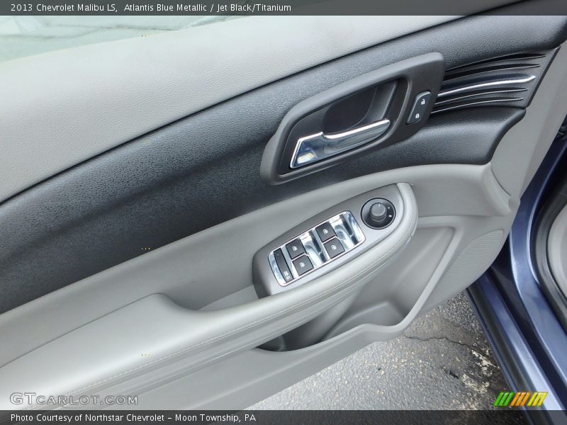 Atlantis Blue Metallic / Jet Black/Titanium 2013 Chevrolet Malibu LS