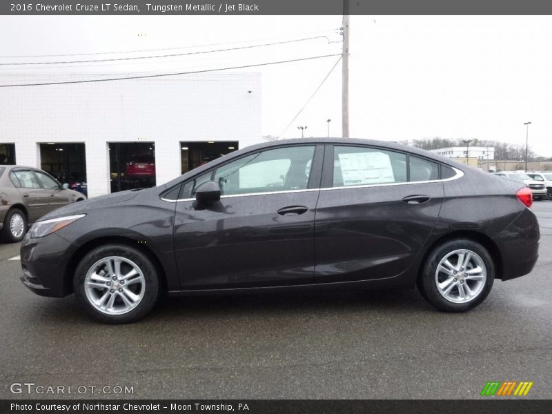 Tungsten Metallic / Jet Black 2016 Chevrolet Cruze LT Sedan