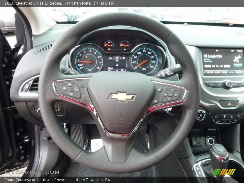 Tungsten Metallic / Jet Black 2016 Chevrolet Cruze LT Sedan
