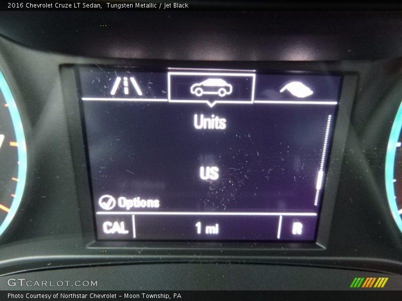 Tungsten Metallic / Jet Black 2016 Chevrolet Cruze LT Sedan