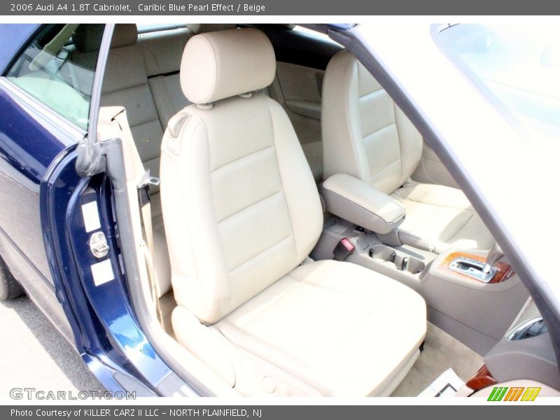 Caribic Blue Pearl Effect / Beige 2006 Audi A4 1.8T Cabriolet