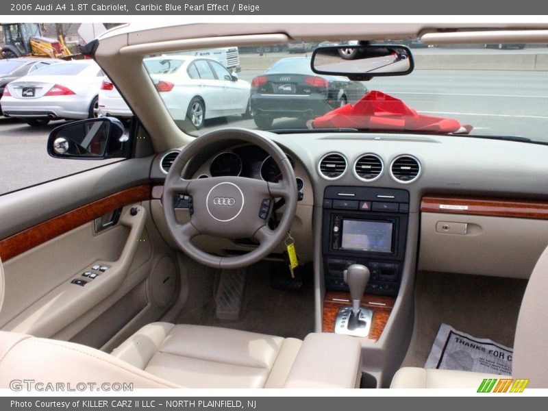 Caribic Blue Pearl Effect / Beige 2006 Audi A4 1.8T Cabriolet