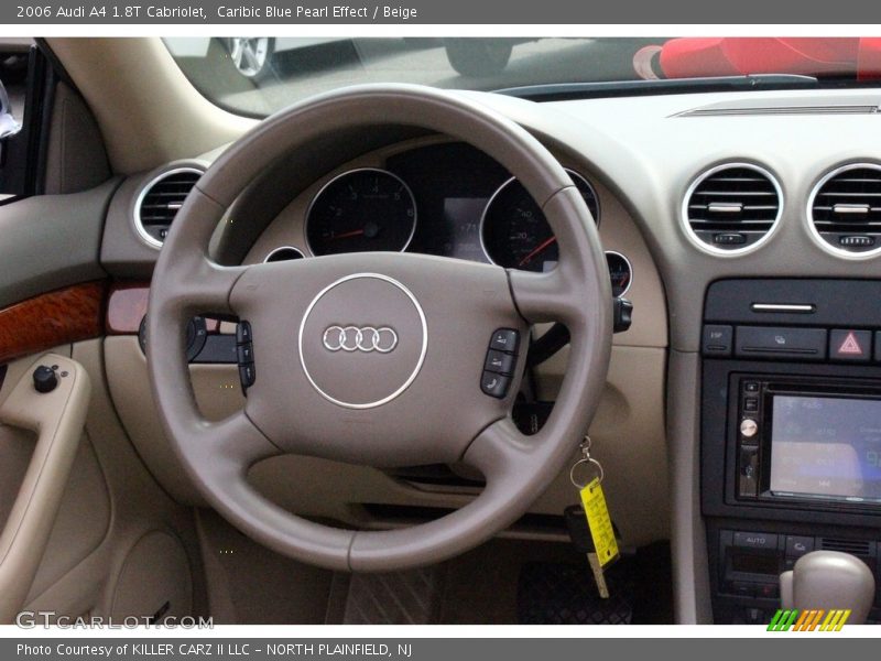 Caribic Blue Pearl Effect / Beige 2006 Audi A4 1.8T Cabriolet