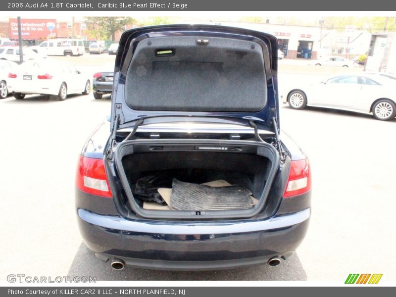 Caribic Blue Pearl Effect / Beige 2006 Audi A4 1.8T Cabriolet