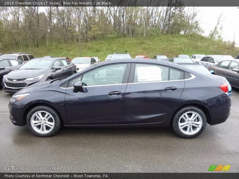 Blue Ray Metallic / Jet Black 2016 Chevrolet Cruze LT Sedan