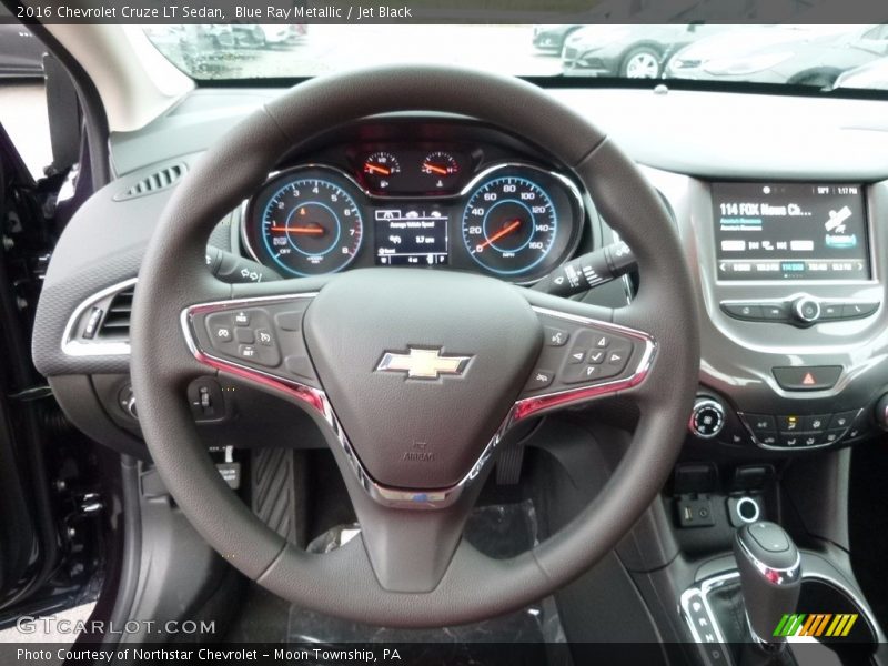 Blue Ray Metallic / Jet Black 2016 Chevrolet Cruze LT Sedan