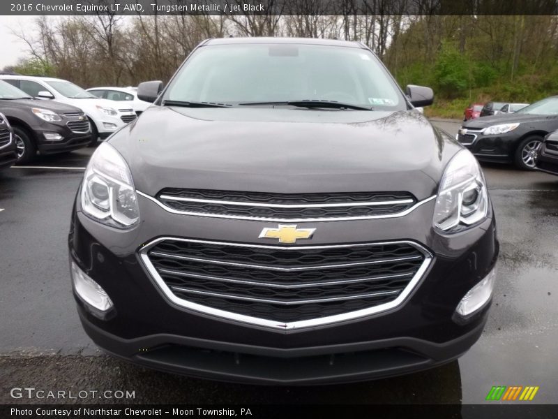 Tungsten Metallic / Jet Black 2016 Chevrolet Equinox LT AWD