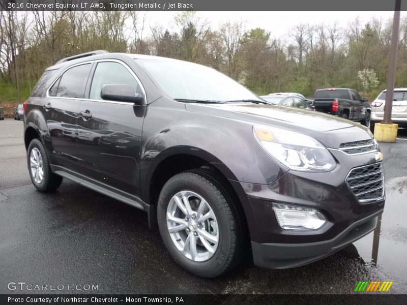 Tungsten Metallic / Jet Black 2016 Chevrolet Equinox LT AWD