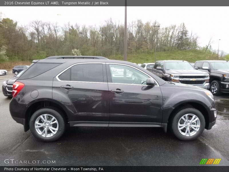 Tungsten Metallic / Jet Black 2016 Chevrolet Equinox LT AWD