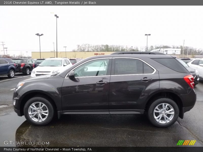 Tungsten Metallic / Jet Black 2016 Chevrolet Equinox LT AWD
