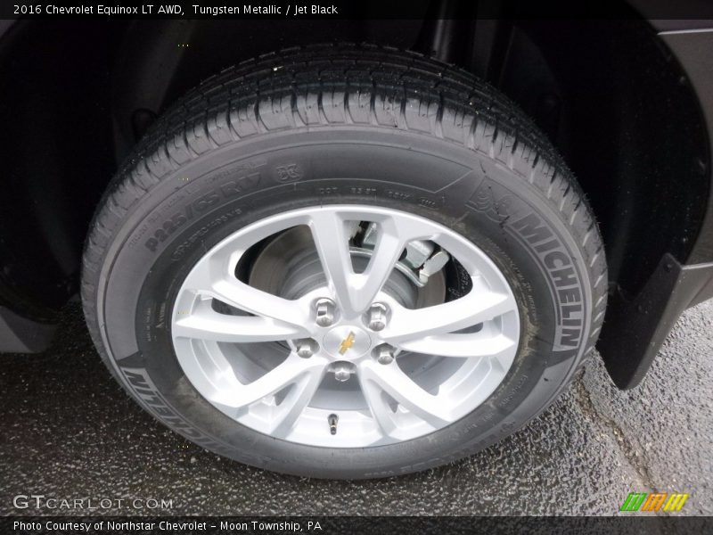 Tungsten Metallic / Jet Black 2016 Chevrolet Equinox LT AWD
