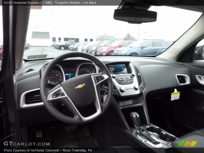 Tungsten Metallic / Jet Black 2016 Chevrolet Equinox LT AWD