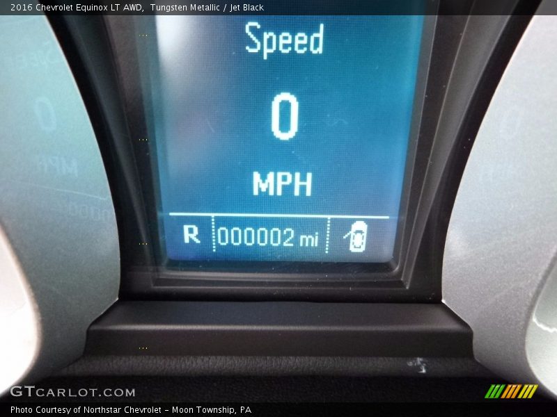 Tungsten Metallic / Jet Black 2016 Chevrolet Equinox LT AWD