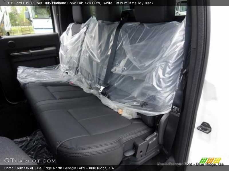 White Platinum Metallic / Black 2016 Ford F350 Super Duty Platinum Crew Cab 4x4 DRW