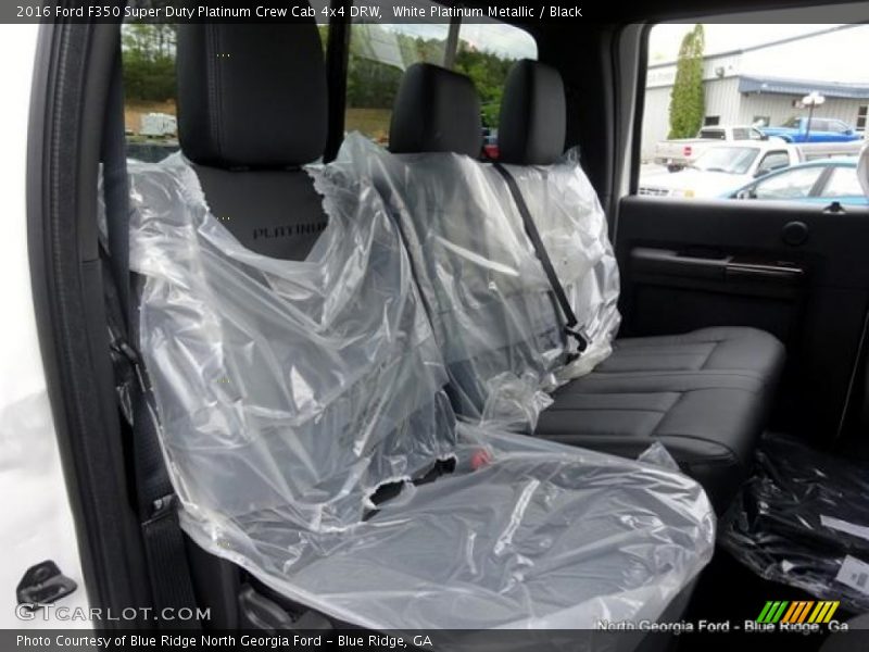 White Platinum Metallic / Black 2016 Ford F350 Super Duty Platinum Crew Cab 4x4 DRW
