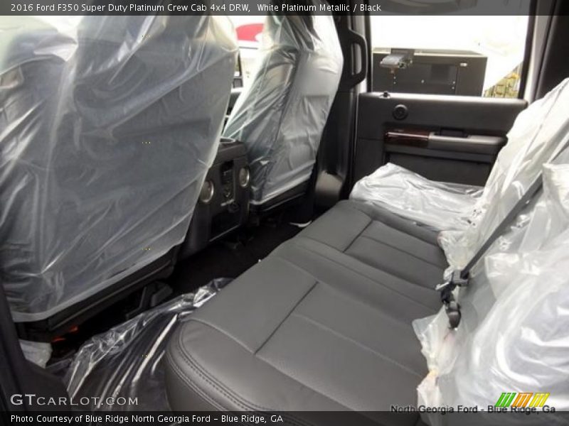 White Platinum Metallic / Black 2016 Ford F350 Super Duty Platinum Crew Cab 4x4 DRW