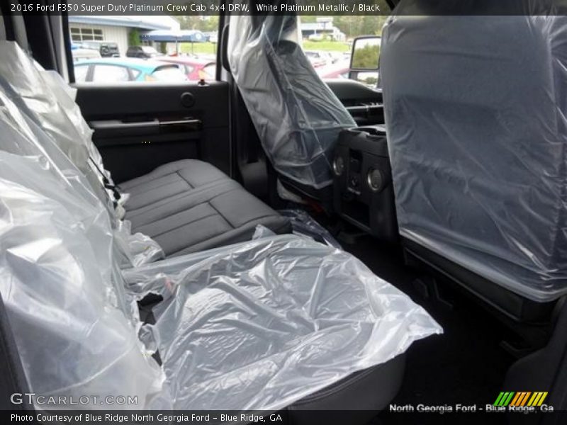 White Platinum Metallic / Black 2016 Ford F350 Super Duty Platinum Crew Cab 4x4 DRW