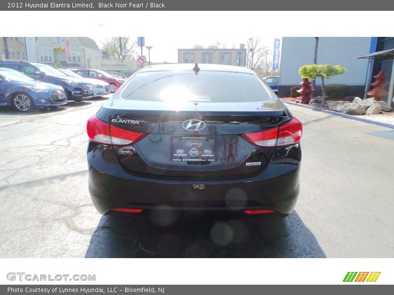 Black Noir Pearl / Black 2012 Hyundai Elantra Limited