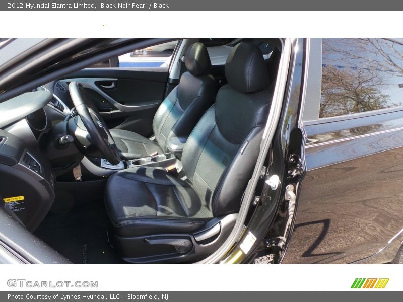 Black Noir Pearl / Black 2012 Hyundai Elantra Limited