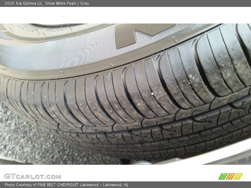 Snow White Pearl / Gray 2015 Kia Optima LX