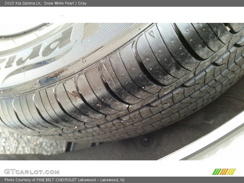 Snow White Pearl / Gray 2015 Kia Optima LX