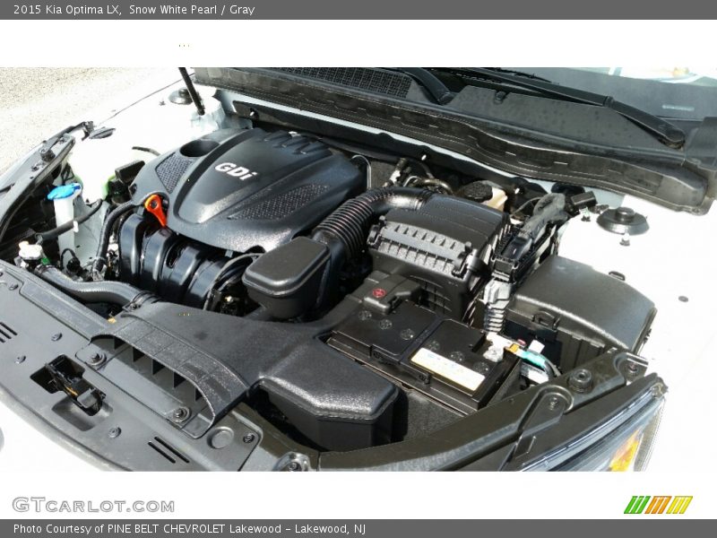 Snow White Pearl / Gray 2015 Kia Optima LX