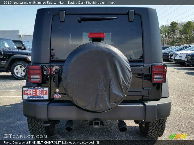 Black / Dark Khaki/Medium Khaki 2010 Jeep Wrangler Unlimited Rubicon 4x4
