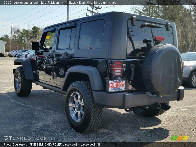 Black / Dark Khaki/Medium Khaki 2010 Jeep Wrangler Unlimited Rubicon 4x4