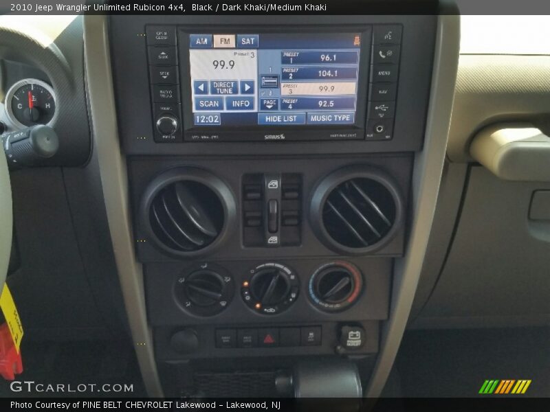 Black / Dark Khaki/Medium Khaki 2010 Jeep Wrangler Unlimited Rubicon 4x4