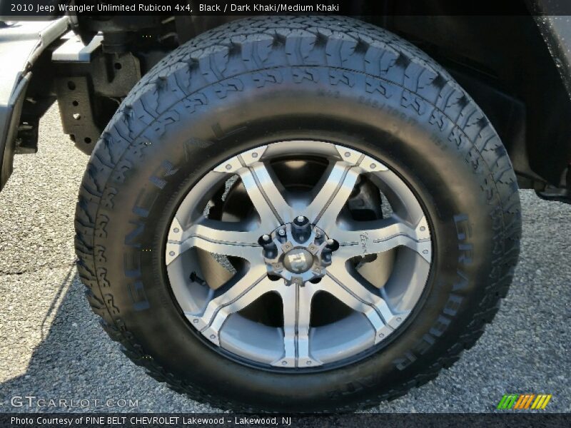Black / Dark Khaki/Medium Khaki 2010 Jeep Wrangler Unlimited Rubicon 4x4