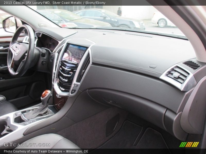 Silver Coast Metallic / Ebony/Ebony 2013 Cadillac SRX Luxury FWD