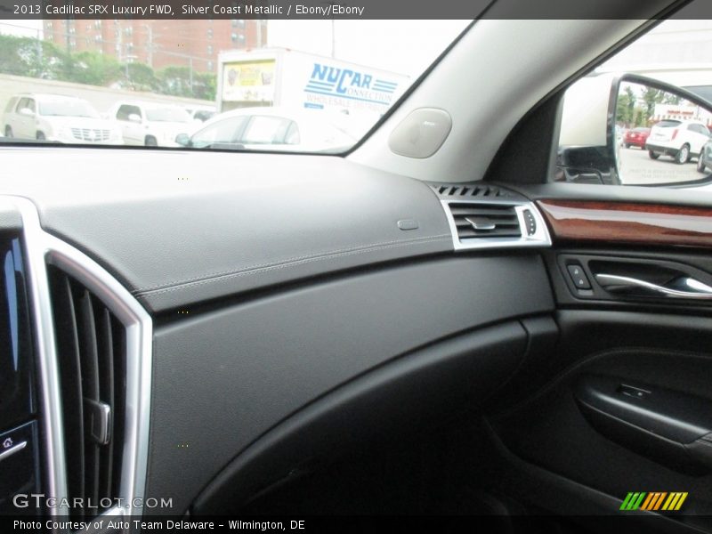 Silver Coast Metallic / Ebony/Ebony 2013 Cadillac SRX Luxury FWD