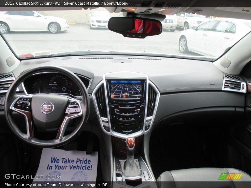 Silver Coast Metallic / Ebony/Ebony 2013 Cadillac SRX Luxury FWD