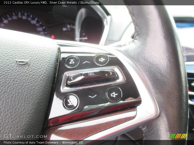 Silver Coast Metallic / Ebony/Ebony 2013 Cadillac SRX Luxury FWD