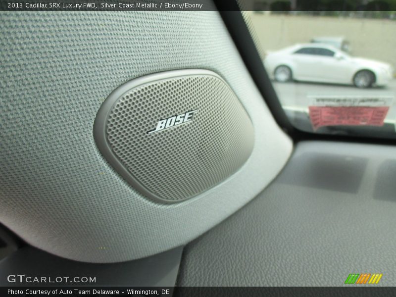 Silver Coast Metallic / Ebony/Ebony 2013 Cadillac SRX Luxury FWD