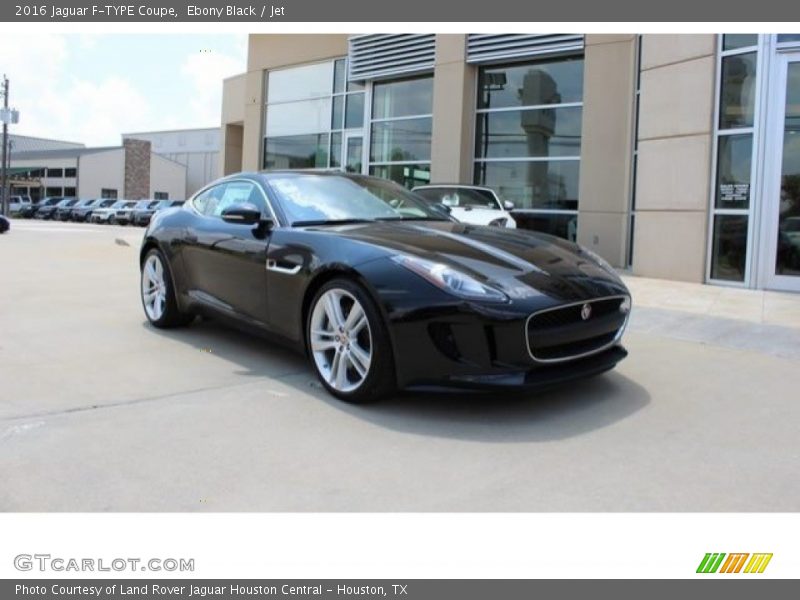 Ebony Black / Jet 2016 Jaguar F-TYPE Coupe