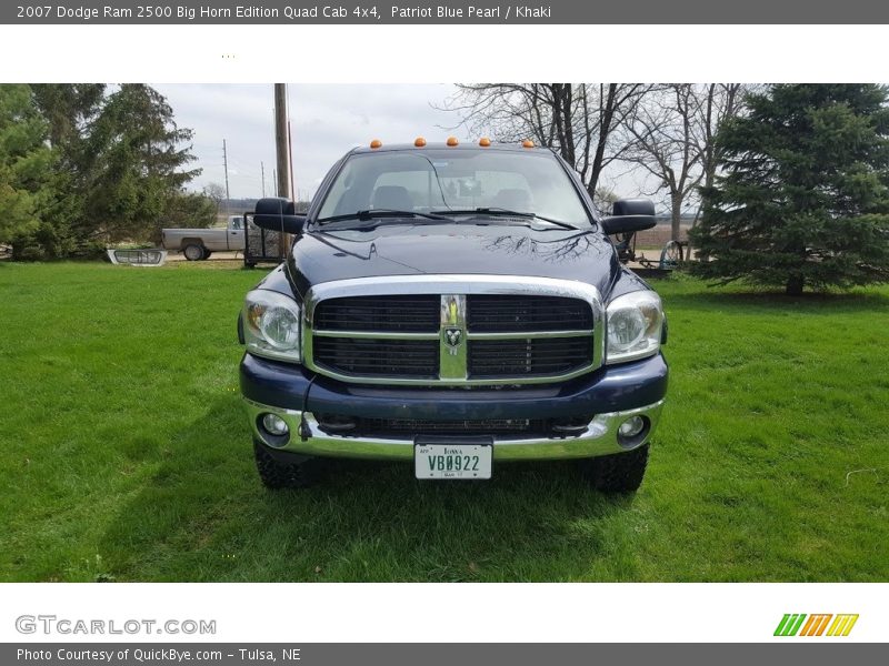 Patriot Blue Pearl / Khaki 2007 Dodge Ram 2500 Big Horn Edition Quad Cab 4x4