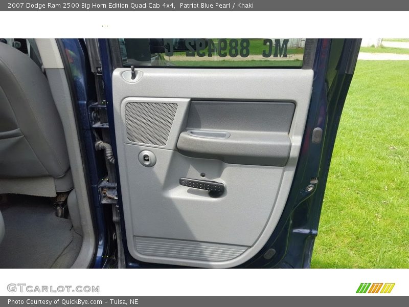 Patriot Blue Pearl / Khaki 2007 Dodge Ram 2500 Big Horn Edition Quad Cab 4x4