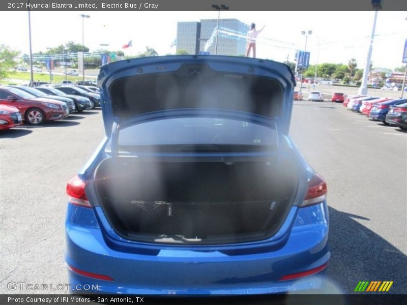 Electric Blue / Gray 2017 Hyundai Elantra Limited
