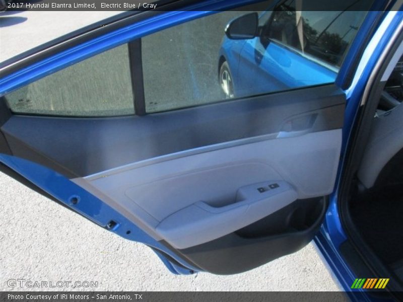 Electric Blue / Gray 2017 Hyundai Elantra Limited