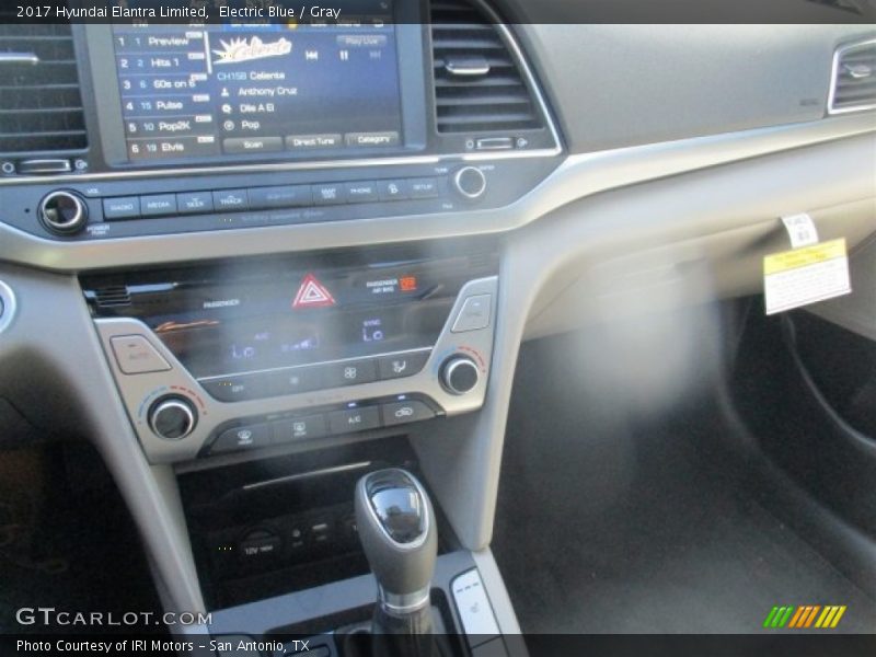 Electric Blue / Gray 2017 Hyundai Elantra Limited