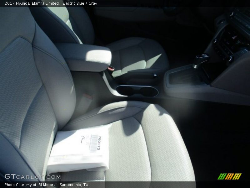 Electric Blue / Gray 2017 Hyundai Elantra Limited