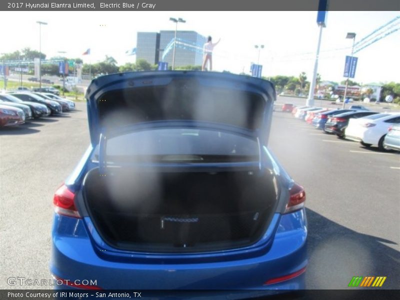 Electric Blue / Gray 2017 Hyundai Elantra Limited