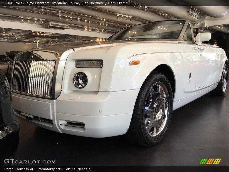 English White / Light Creme 2008 Rolls-Royce Phantom Drophead Coupe