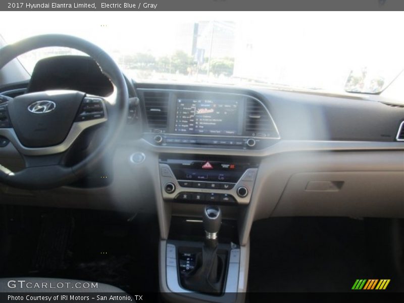 Electric Blue / Gray 2017 Hyundai Elantra Limited