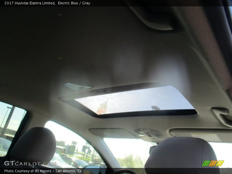 Electric Blue / Gray 2017 Hyundai Elantra Limited